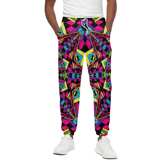 Psychedelic Ethnic Trippy Print Cotton Pants