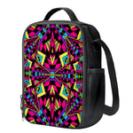 Psychedelic Ethnic Trippy Print Crossbody Lunch Bag