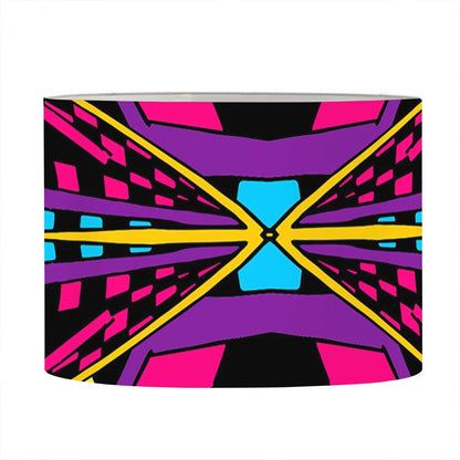 Psychedelic Ethnic Trippy Print Drum Lamp Shade