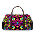 Psychedelic Ethnic Trippy Print Duffle Bag