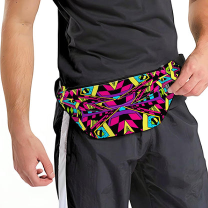 Psychedelic Ethnic Trippy Print Fanny Pack