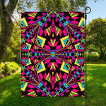Psychedelic Ethnic Trippy Print Garden Flag