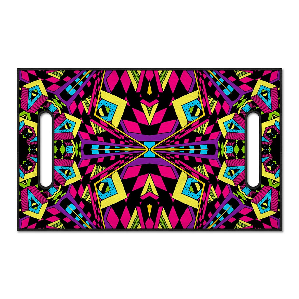 Psychedelic Ethnic Trippy Print Golf Cart Seat Cover