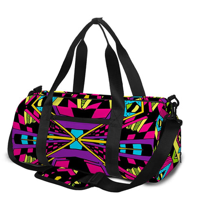 Psychedelic Ethnic Trippy Print Gym Bag