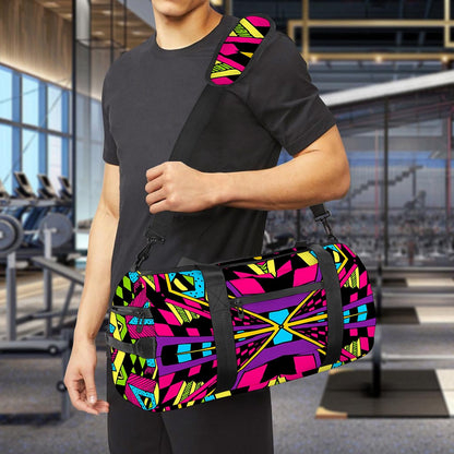 Psychedelic Ethnic Trippy Print Gym Bag
