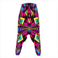 Psychedelic Ethnic Trippy Print Hammer Pants