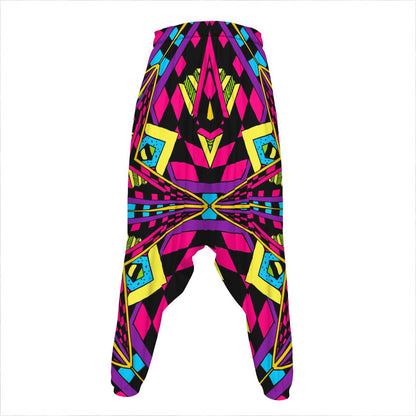 Psychedelic Ethnic Trippy Print Hammer Pants