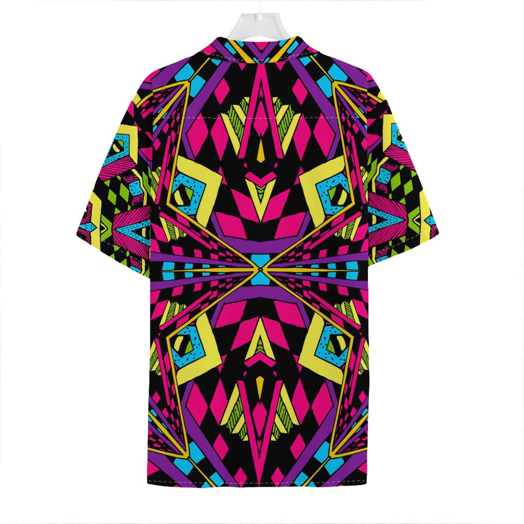 Psychedelic Ethnic Trippy Print Hawaiian Shirt