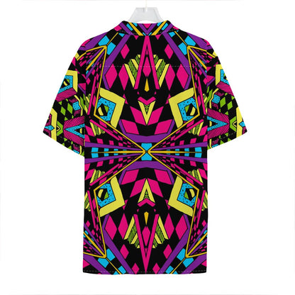 Psychedelic Ethnic Trippy Print Hawaiian Shirt