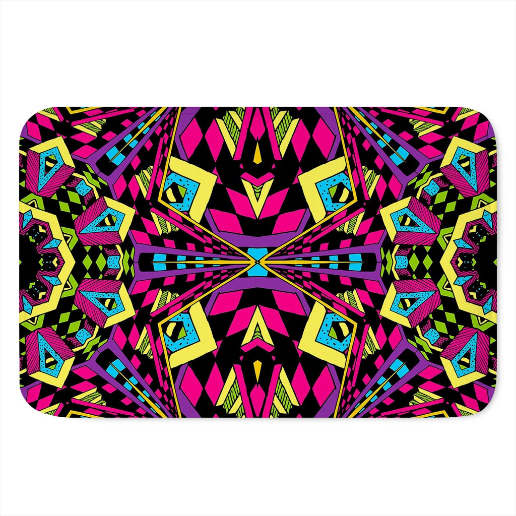 Psychedelic Ethnic Trippy Print Indoor Door Mat