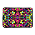 Psychedelic Ethnic Trippy Print Kitchen Mat