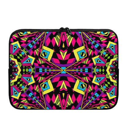 Psychedelic Ethnic Trippy Print Laptop Sleeve