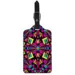 Psychedelic Ethnic Trippy Print Luggage Tag