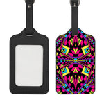Psychedelic Ethnic Trippy Print Luggage Tag