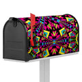 Psychedelic Ethnic Trippy Print Mailbox Cover