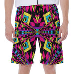 Psychedelic Ethnic Trippy Print Men's Beach Shorts
