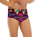 Psychedelic Ethnic Trippy Print Men's Briefs