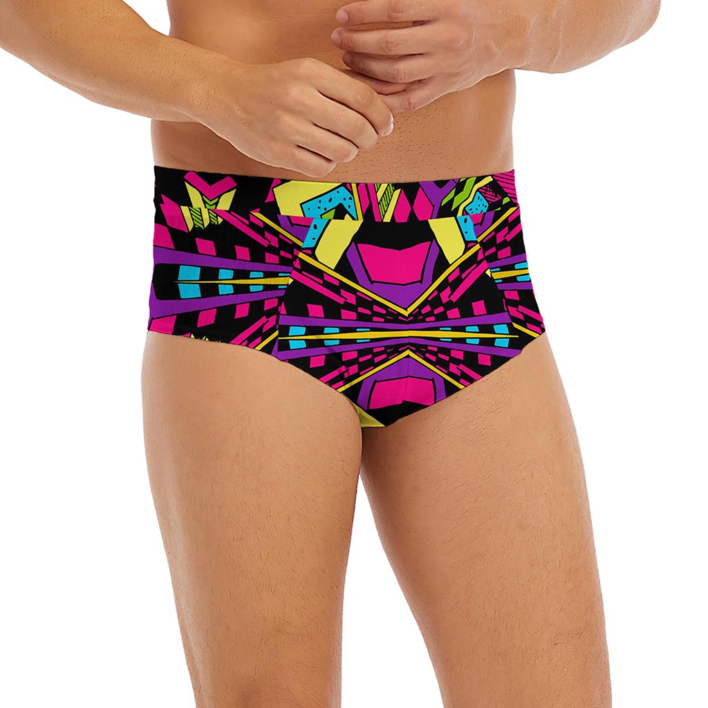 Psychedelic Ethnic Trippy Print Men's Briefs