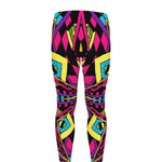 Psychedelic Ethnic Trippy Print Men's leggings