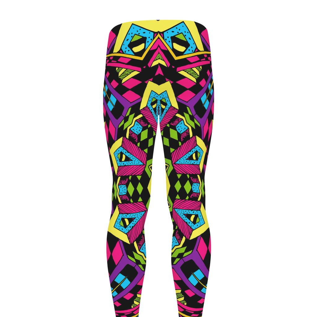 Psychedelic Ethnic Trippy Print Men's leggings
