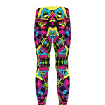 Psychedelic Ethnic Trippy Print Men's leggings