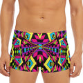 Psychedelic Ethnic Trippy Print Men's Short Boxer Briefs