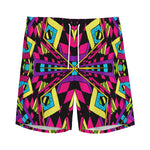 Psychedelic Ethnic Trippy Print Men's Sports Shorts