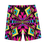 Psychedelic Ethnic Trippy Print Men's Sports Shorts