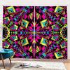 Psychedelic Ethnic Trippy Print Pencil Pleat Curtains