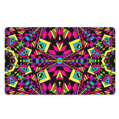 Psychedelic Ethnic Trippy Print Polyester Doormat