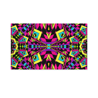 Psychedelic Ethnic Trippy Print Polyester Flag