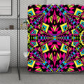 Psychedelic Ethnic Trippy Print Polyester Shower Curtain