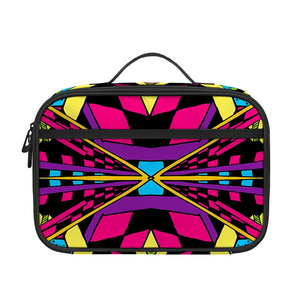 Psychedelic Ethnic Trippy Print Portable Lunch Bag