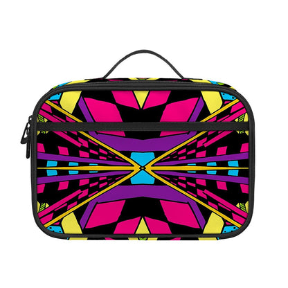 Psychedelic Ethnic Trippy Print Portable Lunch Bag