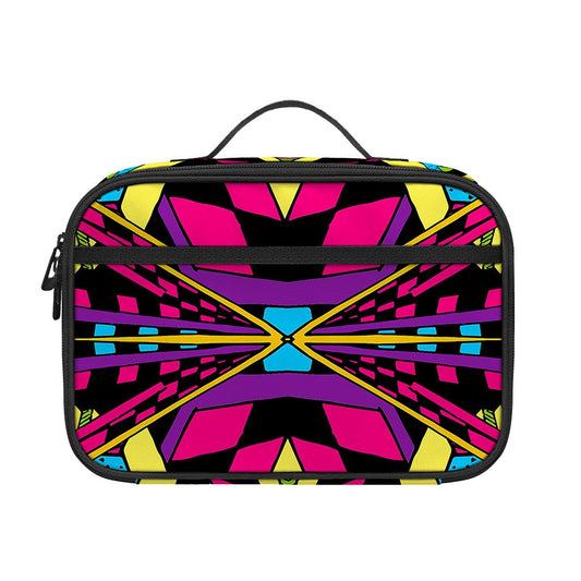 Psychedelic Ethnic Trippy Print Portable Lunch Bag