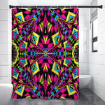 Psychedelic Ethnic Trippy Print Premium Shower Curtain