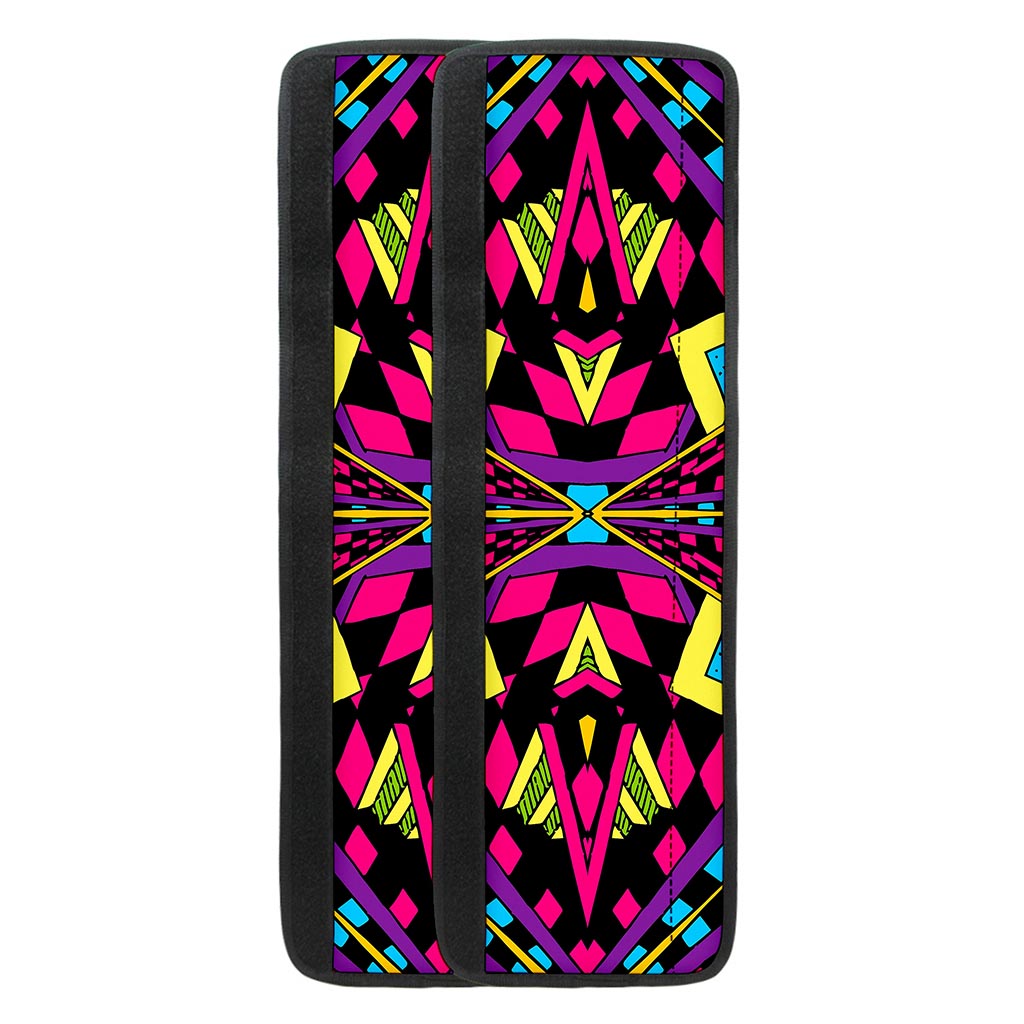 Psychedelic Ethnic Trippy Print Refrigerator Handle Covers