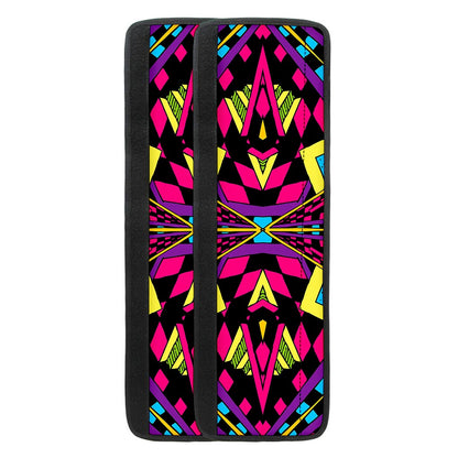 Psychedelic Ethnic Trippy Print Refrigerator Handle Covers