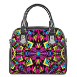 Psychedelic Ethnic Trippy Print Shoulder Handbag