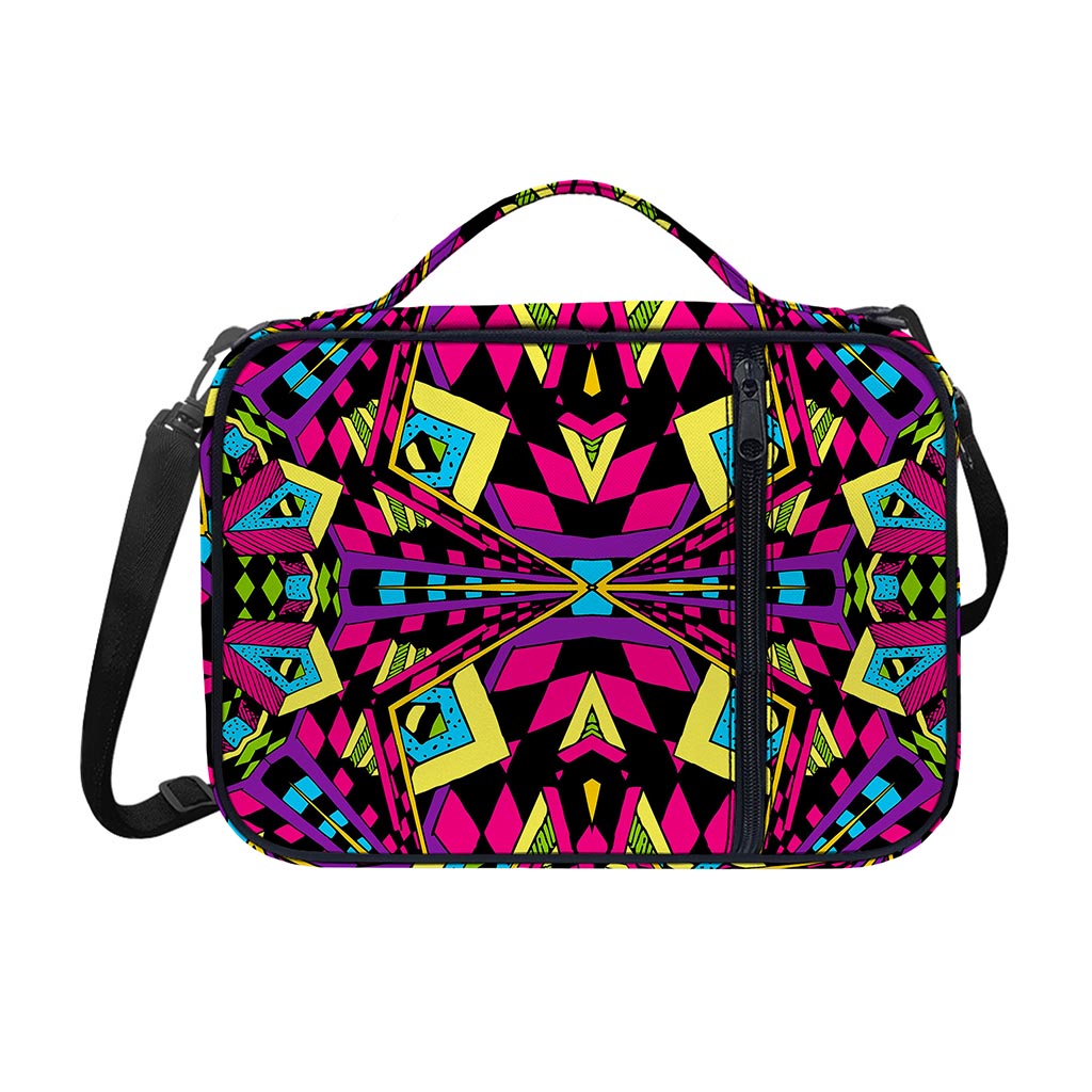 Psychedelic Ethnic Trippy Print Shoulder Strap Bible Bag