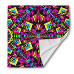 Psychedelic Ethnic Trippy Print Silk Bandana