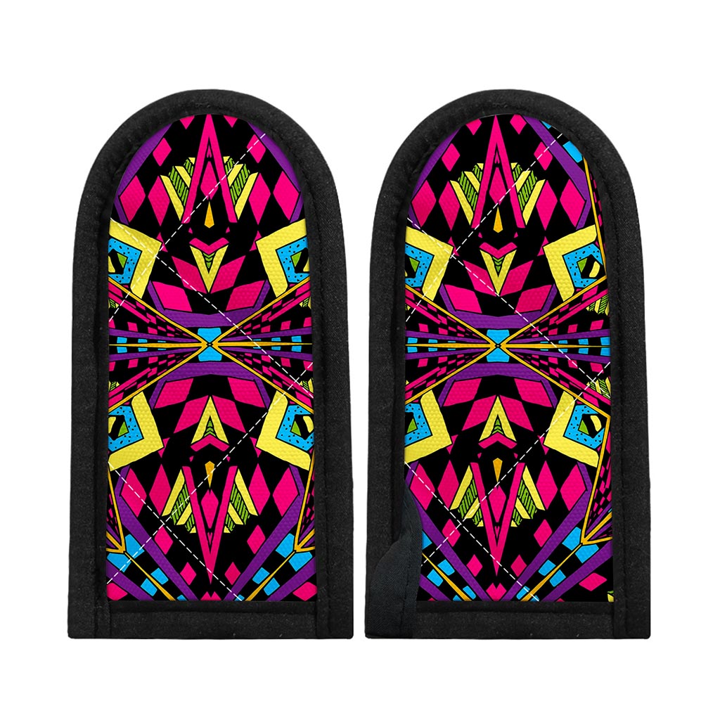 Psychedelic Ethnic Trippy Print Skillet Handle Cover
