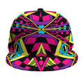 Psychedelic Ethnic Trippy Print Snapback Cap
