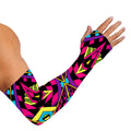 Psychedelic Ethnic Trippy Print Sun Protection Arm Sleeves