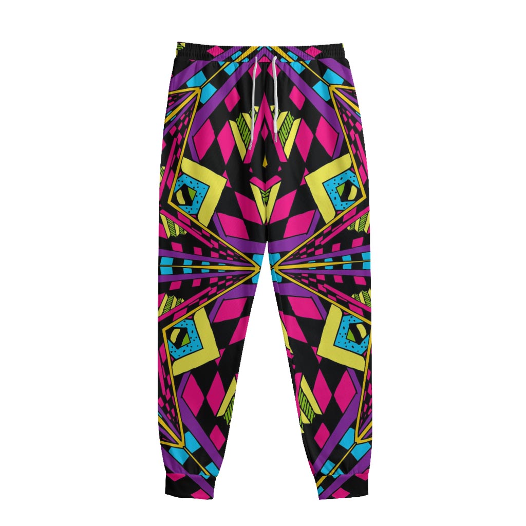 Psychedelic Ethnic Trippy Print Sweatpants