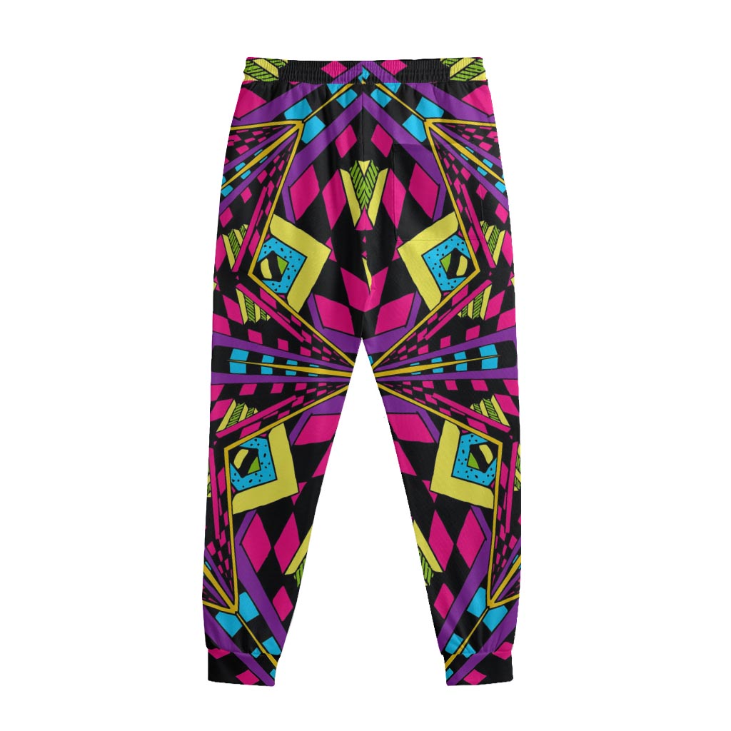 Psychedelic Ethnic Trippy Print Sweatpants