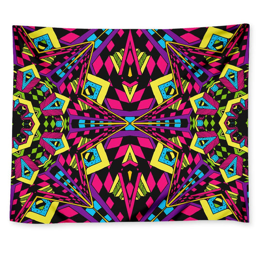 Psychedelic Ethnic Trippy Print Tapestry