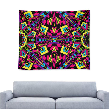 Psychedelic Ethnic Trippy Print Tapestry