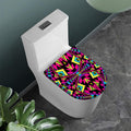 Psychedelic Ethnic Trippy Print Toilet Lid Cover