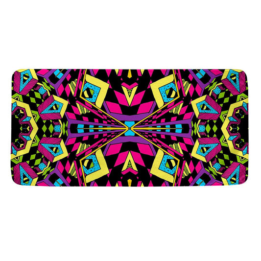 Psychedelic Ethnic Trippy Print Towel